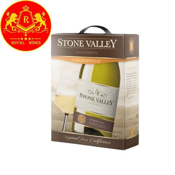 Vang Bịch Stone Valley Chardonnay 3l
