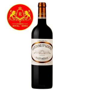 Rượu Vang Chateau Caronne Ste Gemme Haut Medoc