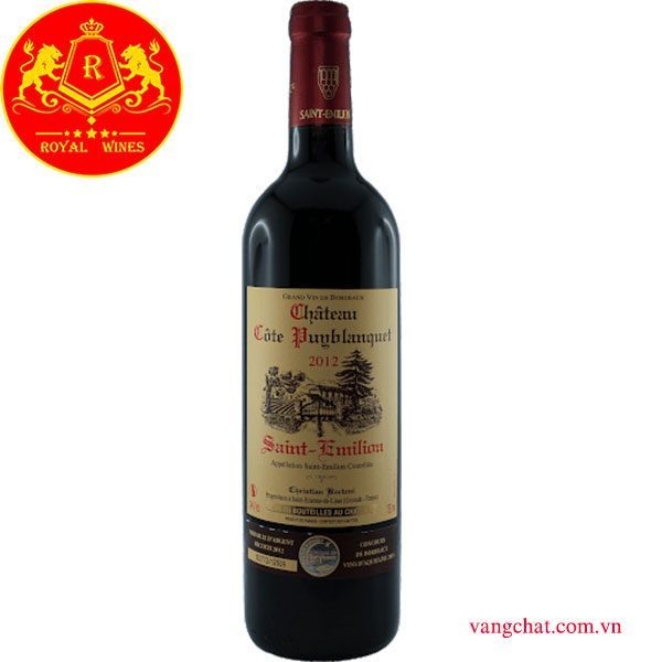 Ruou Vang Chateau Cote Puyblanquet