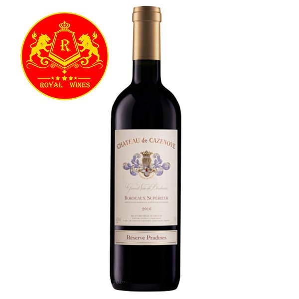 Rượu Vang Chateau De Cazenove Bordeaux Superieur