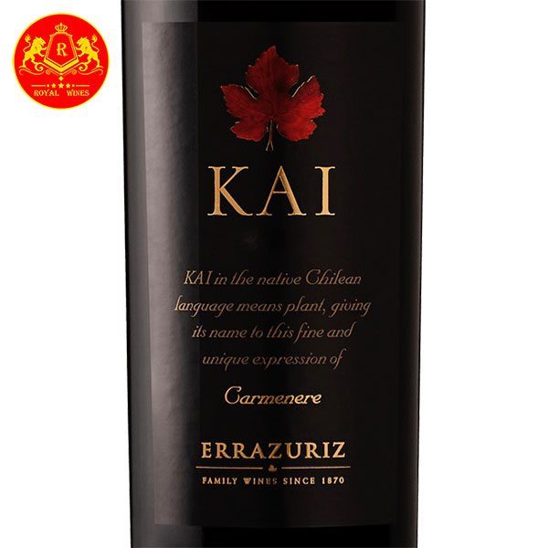 Rượu Vang Errazuriz Kai Carmenere 1