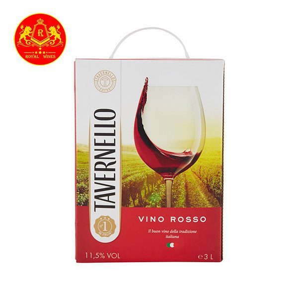 Rượu Vang Bich Tavernello Vino Rosso 3l