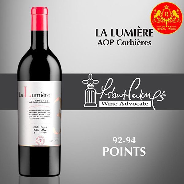 Rượu Vang La Lumiere 3 Corbieres 2