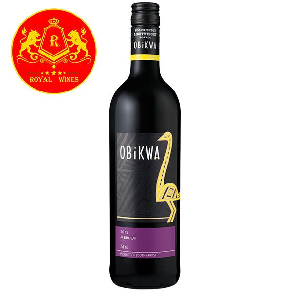 Rượu Vang Obikwa Merlot South Africa