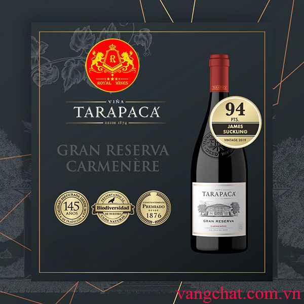 Rượu Vang Tarapaca Reserva Merlot
