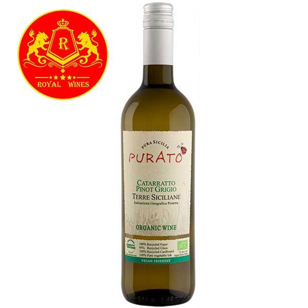 Rượu Vang Purato Catarratto Pinot Grigio Organic