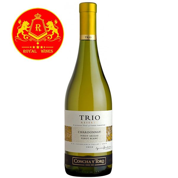 Rượu Vang Trio Reserva Chardonnay Pinot Grigio Pinot Blanc