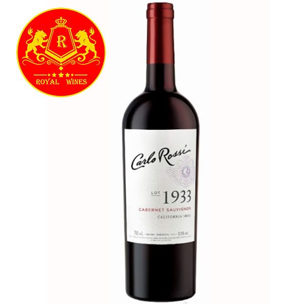 Rượu Vang Carlo Rossi Lot 1933 Cabernet Sauvignon
