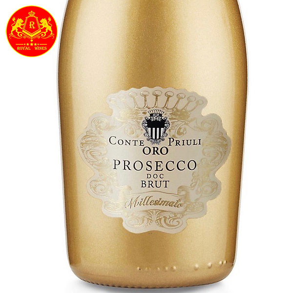 Rượu Vang No Prosecco Conte Priuli Oro Brut