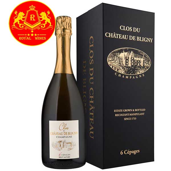 Ruou Champagne Clos Du Chateau De Bligny Brut Nature
