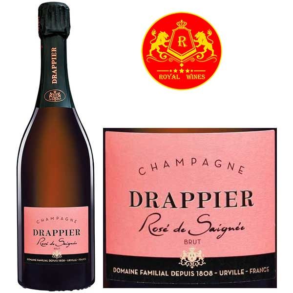Ruou Champagne Drappier Rose De Saignee