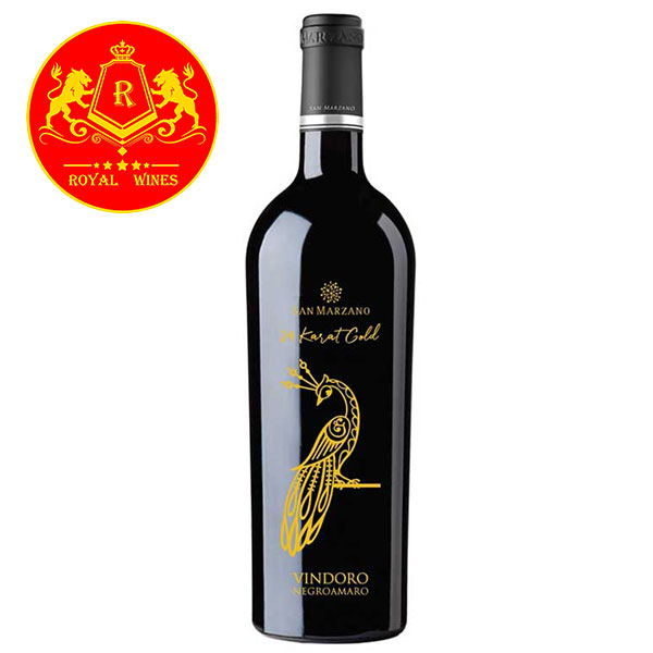 Rượu Vang Vindoro Negroamaro 24 Karat Gold