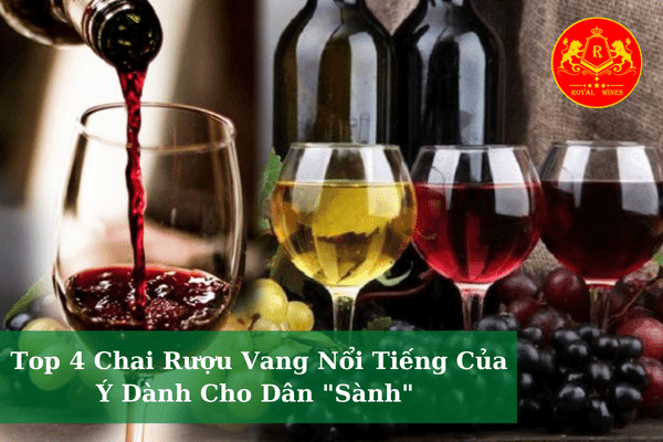 Top 4 Chai Rượu Vang Nổi Tiếng Của Ý Dành Cho Dân "Sành"