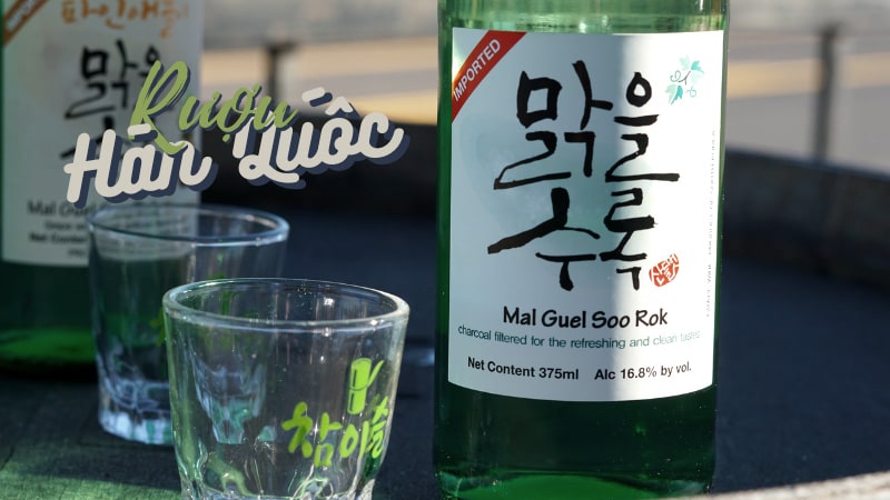 Các sản phẩm Rượu Hàn Quốc.