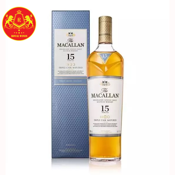 Ruou Macallan 15 Years Old Triple Cask Matured