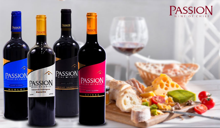Các Loại Rượu Vang Passion Wine Of Chile Phổ Biến