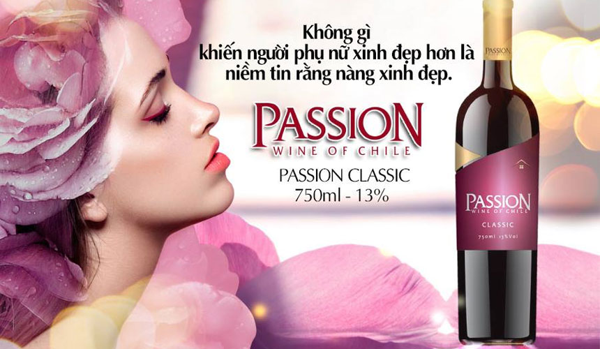 Rượu Vang Passion Wine Of Chile Classic