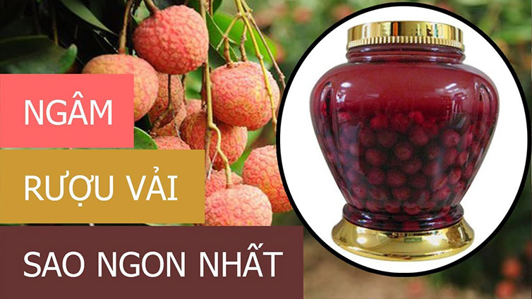 Bình Ngâm Rượu Vải Khô Đảm Bảo Chất Lượng