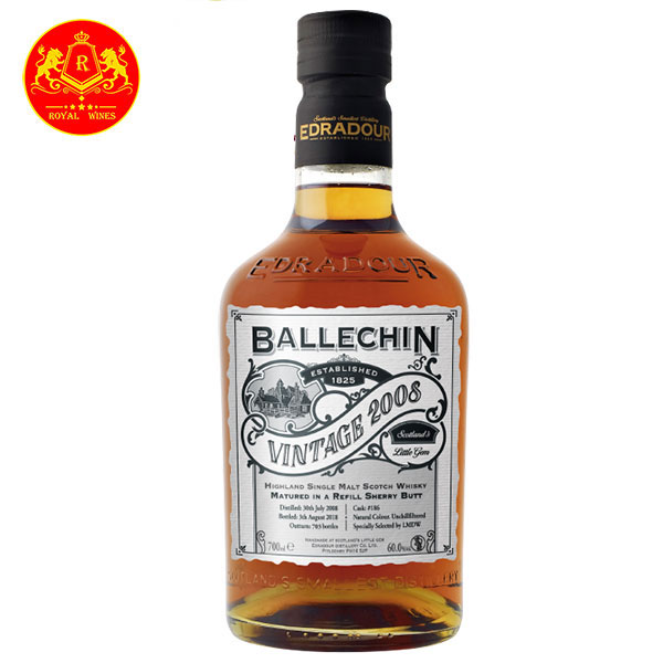 Ruou Ballechin 2008 Single Malt Scotch Whisky