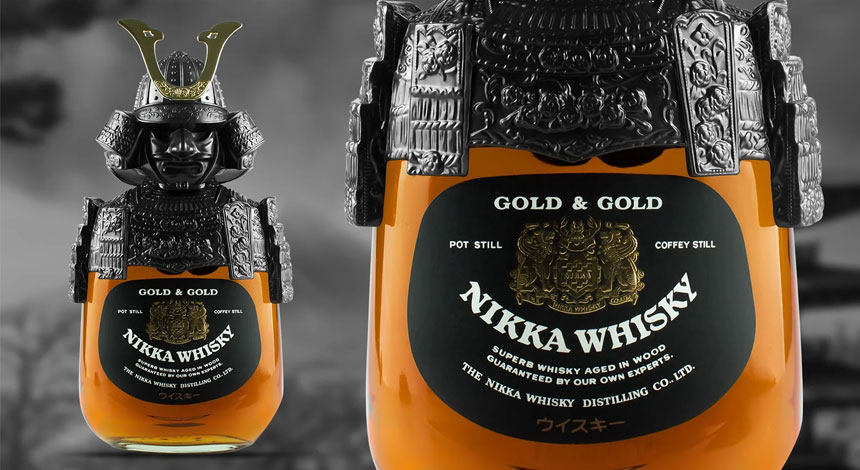 Rượu Nikka Whisky Samurai Gold & Gold