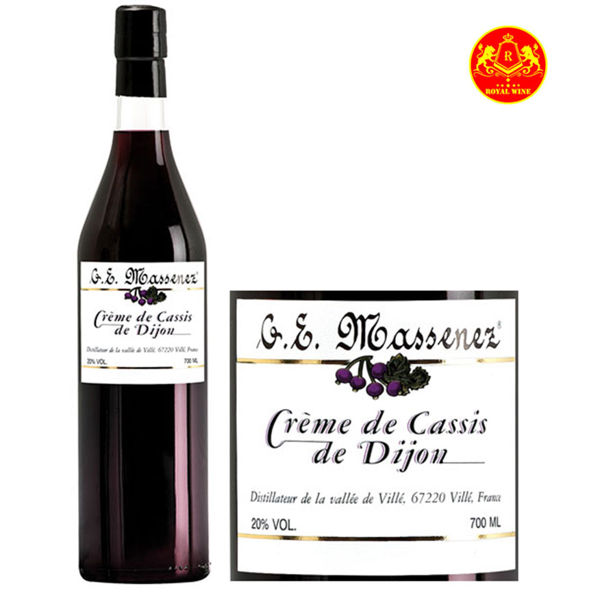 Rượu Massenez Creme De Cassis