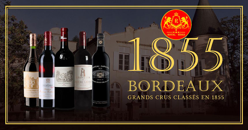 Phân Hạng Grand Cru Classe Bordeaux Nam 1855