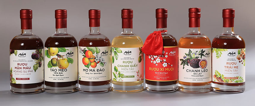 Rượu Mầm Các Loại Trái Cây Đặc Sắc Của Việt Nam