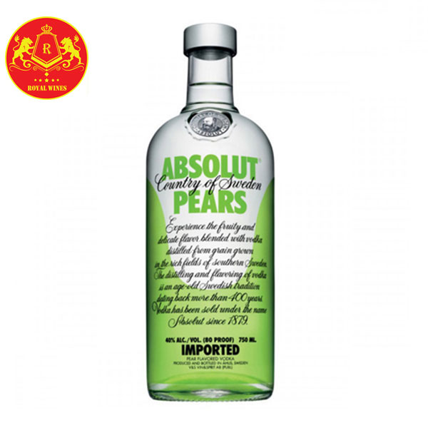 Ruou Absolut Pears