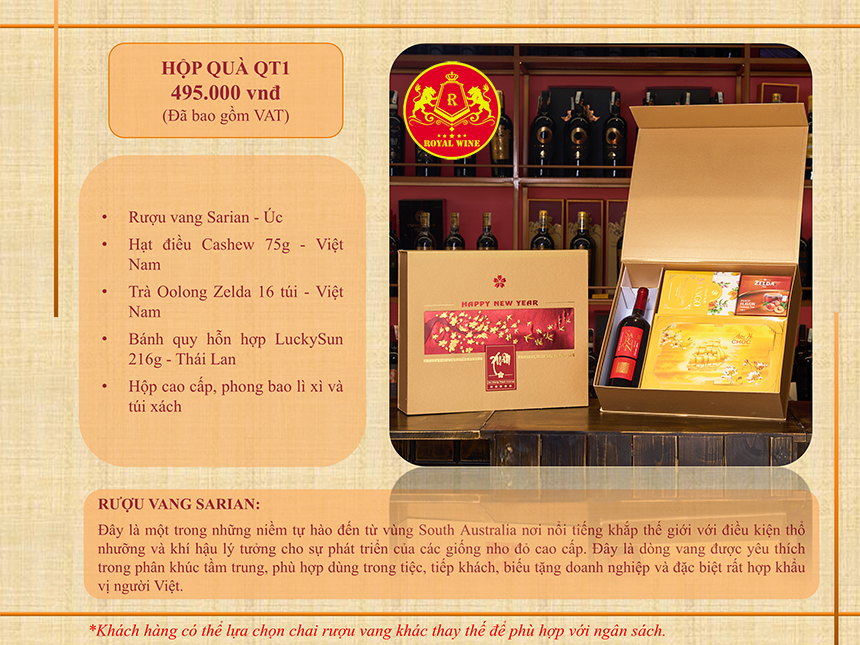 Catalogue hộp quà tặng QT01