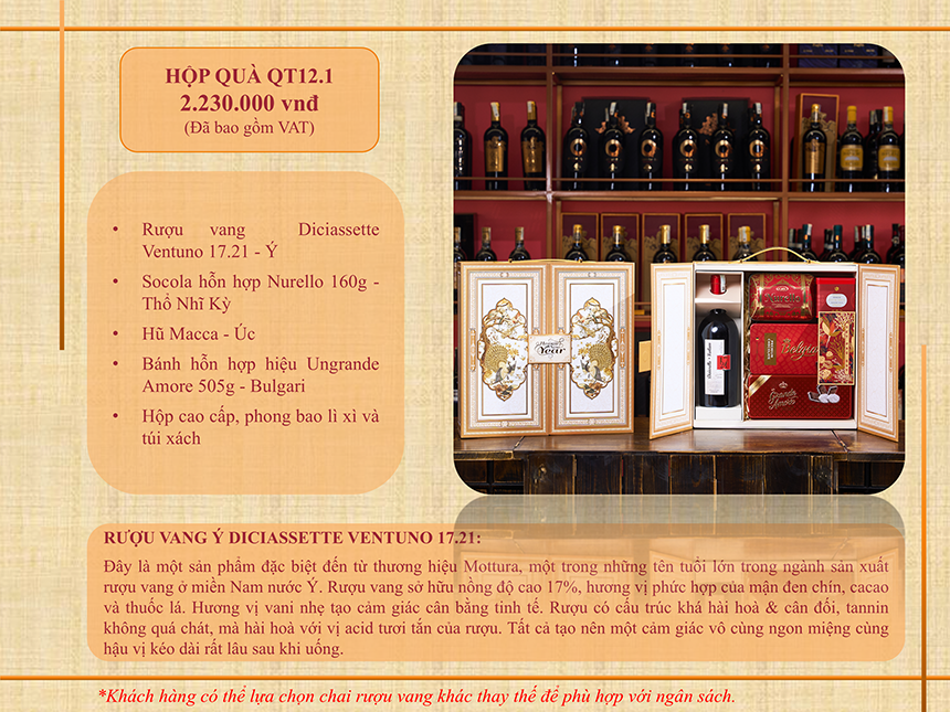 Catalogue hộp quà tặng QT12.1