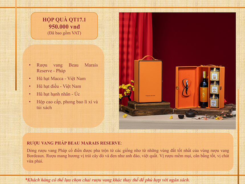 Catalogue hộp quà tặng QT17.1