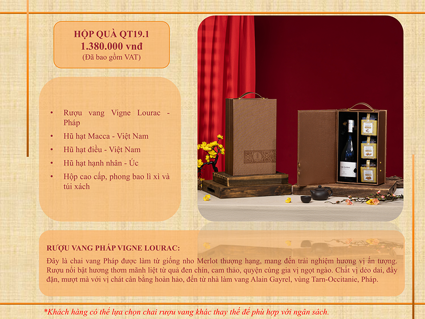Catalogue hộp quà tết 2026 QT19.1