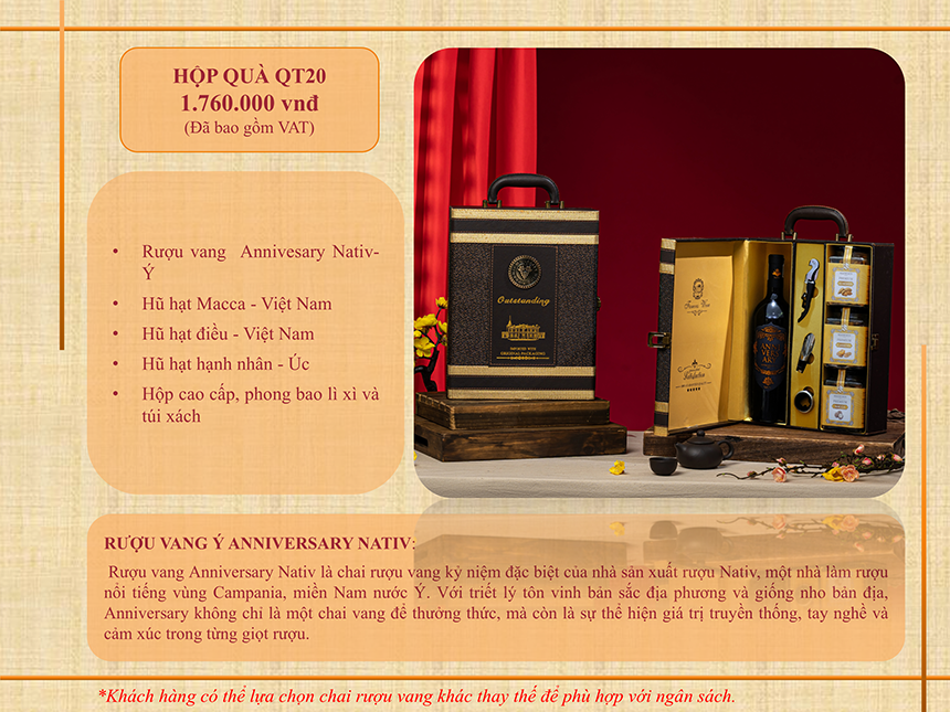 Catalogue hộp quà tết 2026 QT20