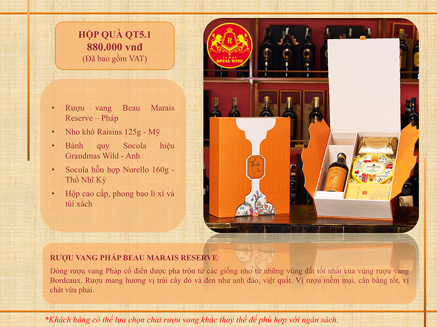 Catalogue hộp quà tết 2025 QT5.1