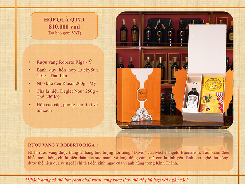 Catalogue hộp quà tặng QT7.1