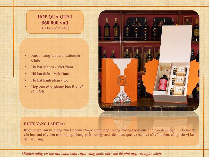 Catalogue hộp quà tết QT9.1