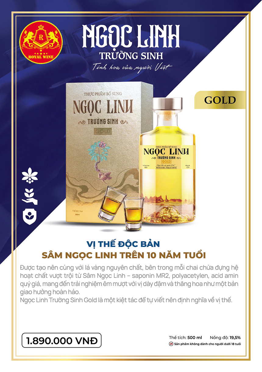 Ngọc Linh Trường Sinh Gold