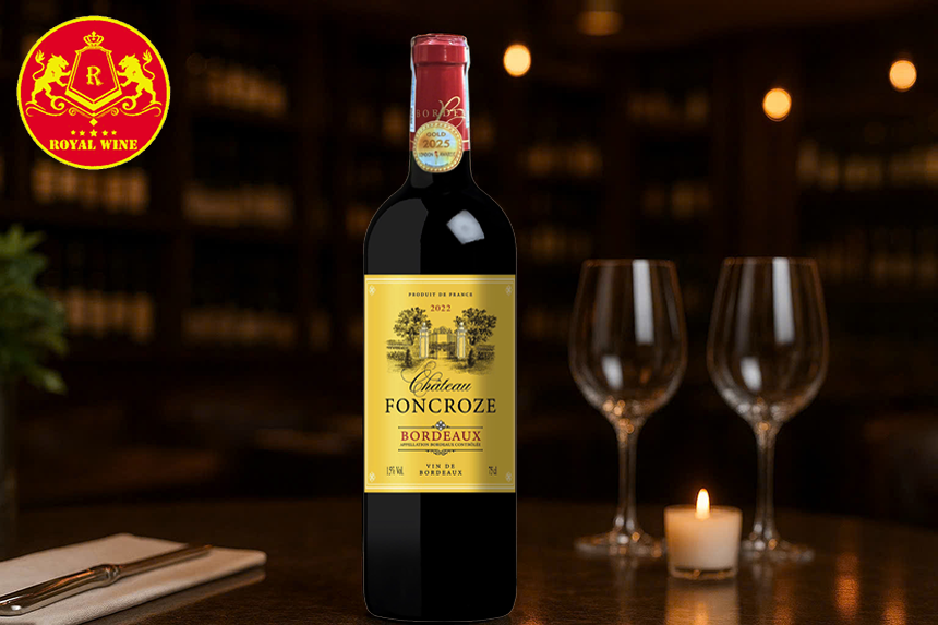 Quy trình sản xuất rượu vang Chateau Foncroze