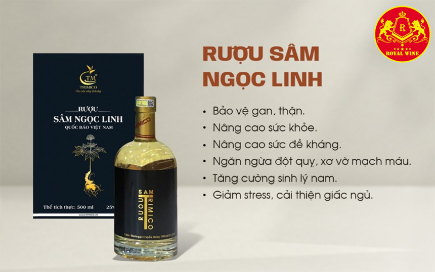 Lợi ích của rượu Sâm Ngọc Linh đối với sức khỏe 