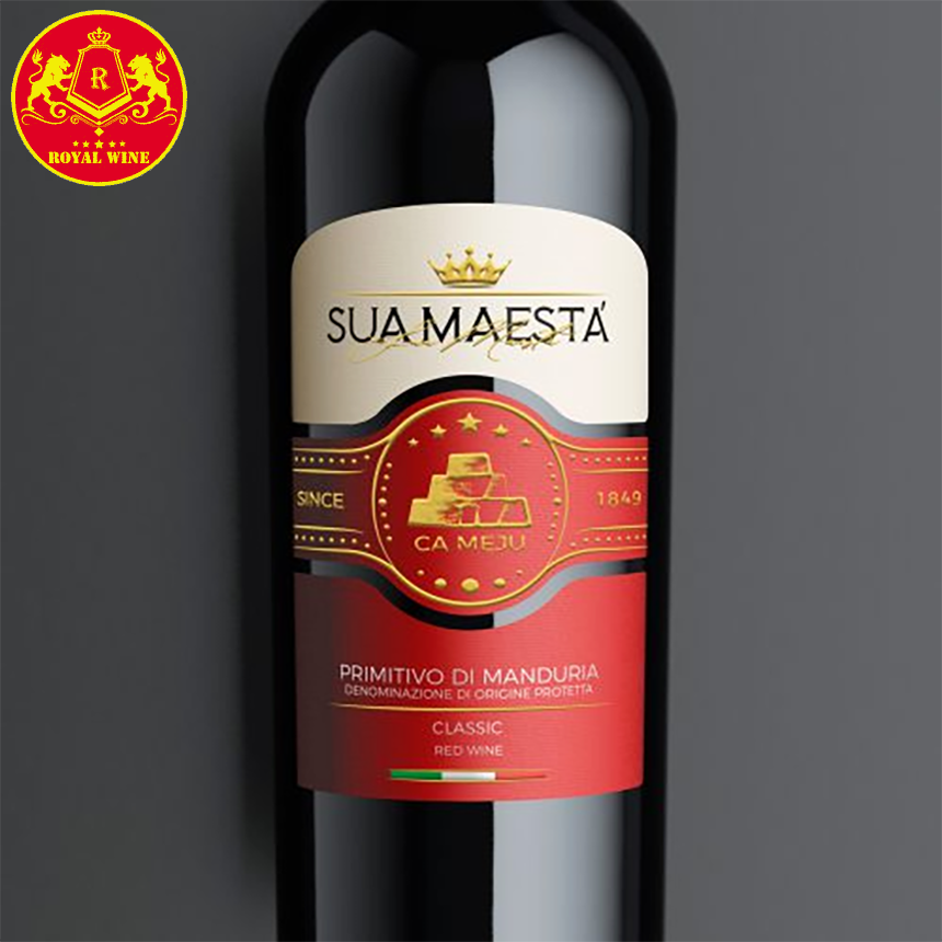 Vang đỏ Sua Maesta Primitivo di Manduria
