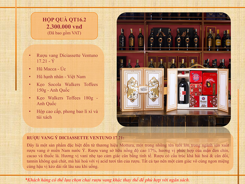 Catalogue hộp quà tặng QT16.2Catalogue hộp quà tặng QT16.2