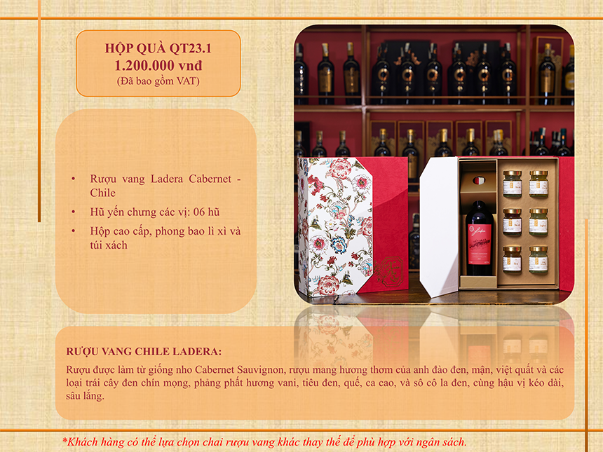 Catalogue hộp quà tết 2026 QT23.1