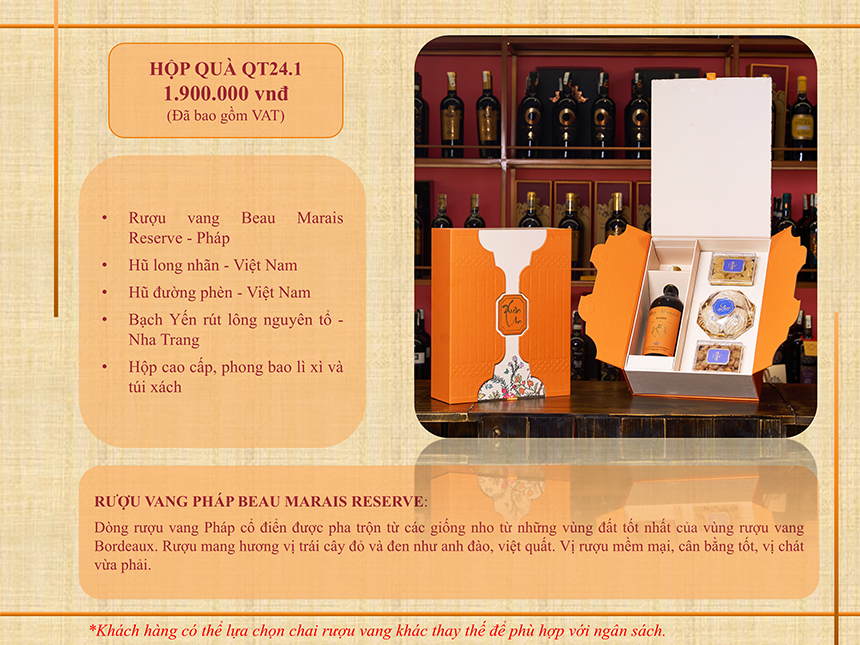 Catalogue hộp quà tết 2026 QT24.1