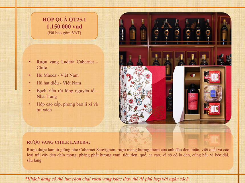 Catalogue hộp quà tết 2026 QT25.1