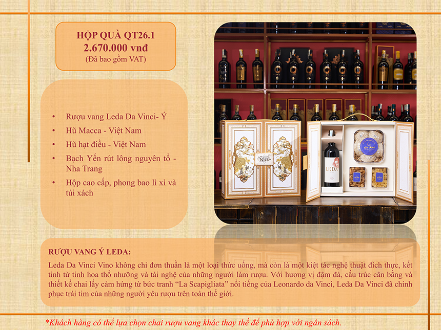 Catalogue hộp quà tết 2026 QT26.1