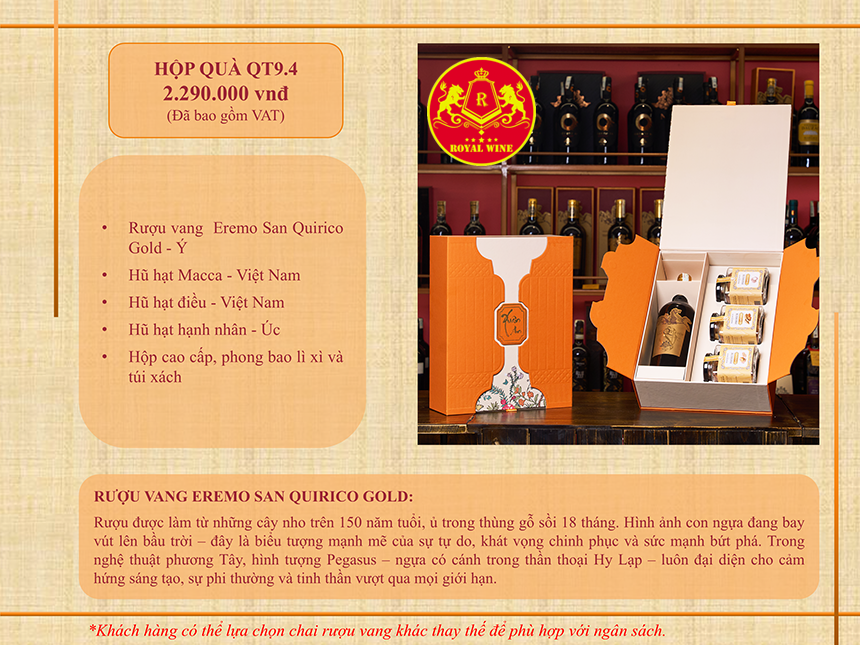 Catalogue hộp quà tặng QT9.4