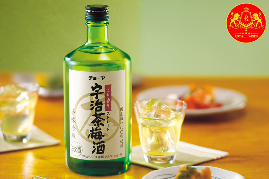 Hương vị rượu mơ Choya Uji Green Tea Umeshu