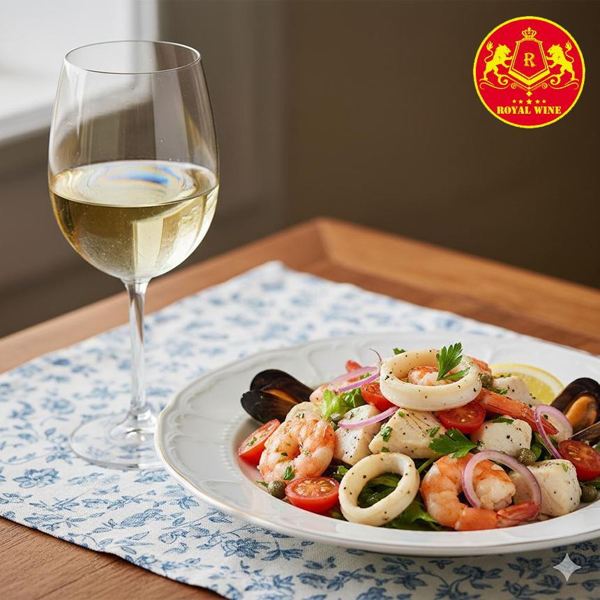 Tu Seleccion Sauvignon Blanc kết hợp món ăn