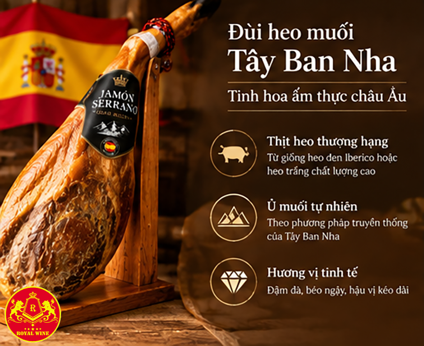 Đùi heo muối Tây Ban Nha có ý nghĩa gì trong văn hóa ẩm thực?